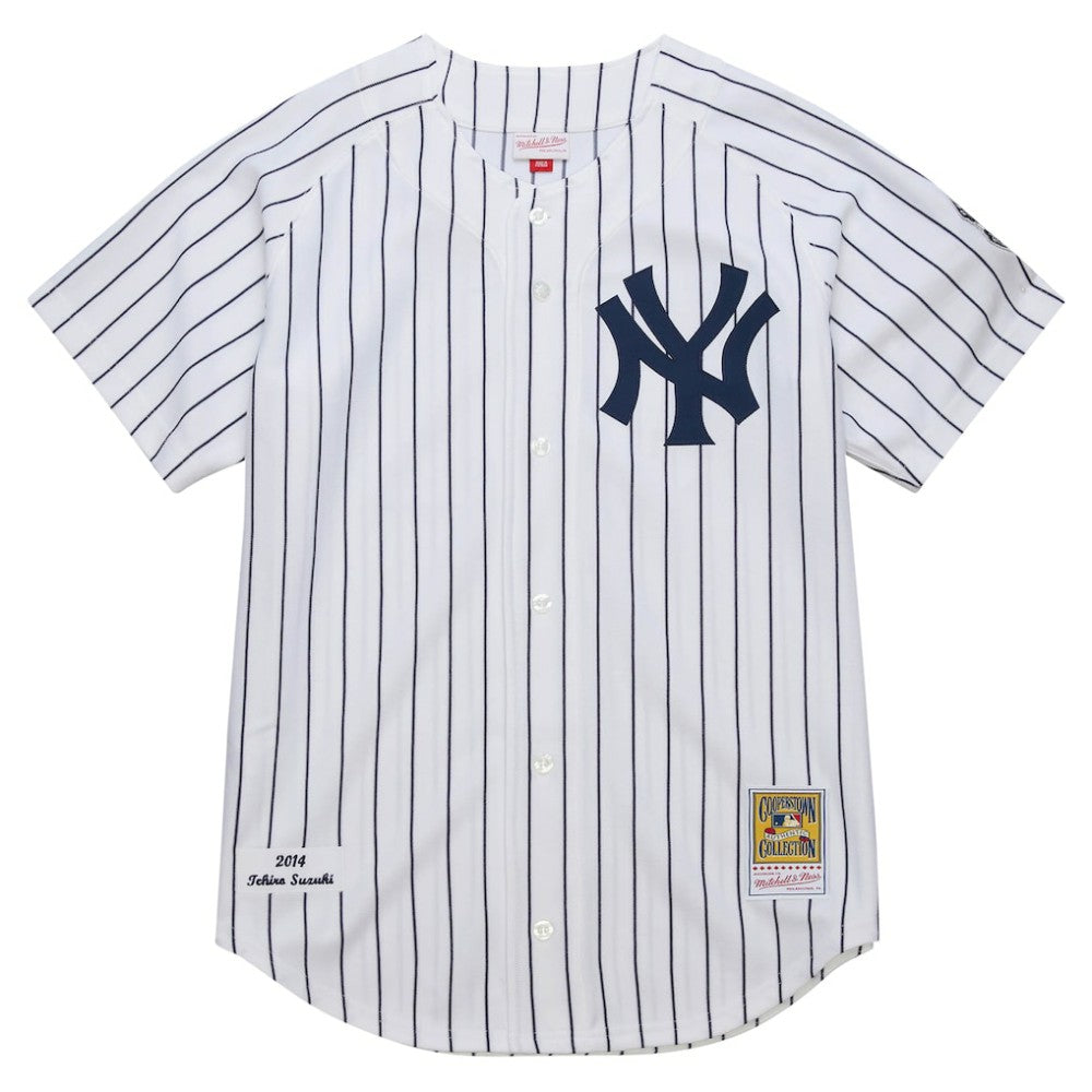 Ichiro Suzuki New York Yankees Mitchell & Ness 2014 Cooperstown Collection Authentic Throwback Jersey | MLB Discount