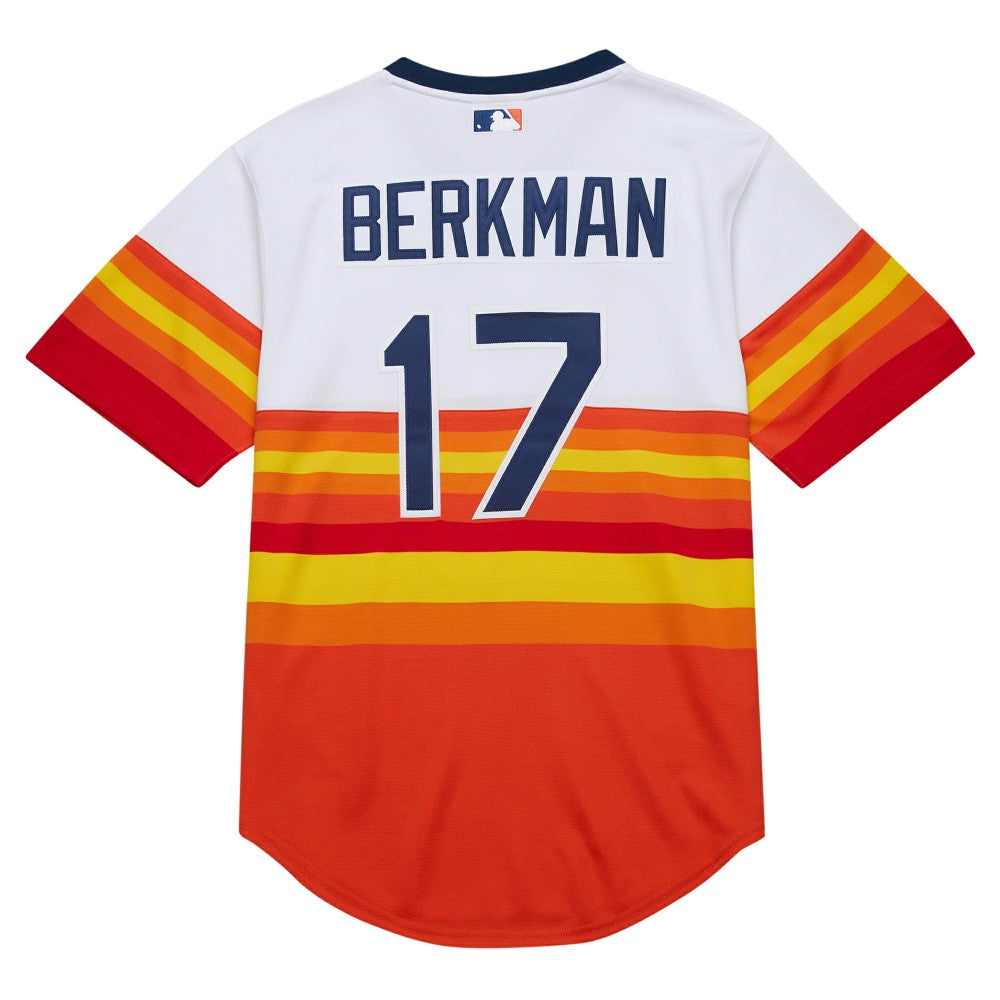 Lance Berkman Houston Astros Mitchell & Ness 2004 Cooperstown Collection Authentic Throwback Jersey | MLB For sale
