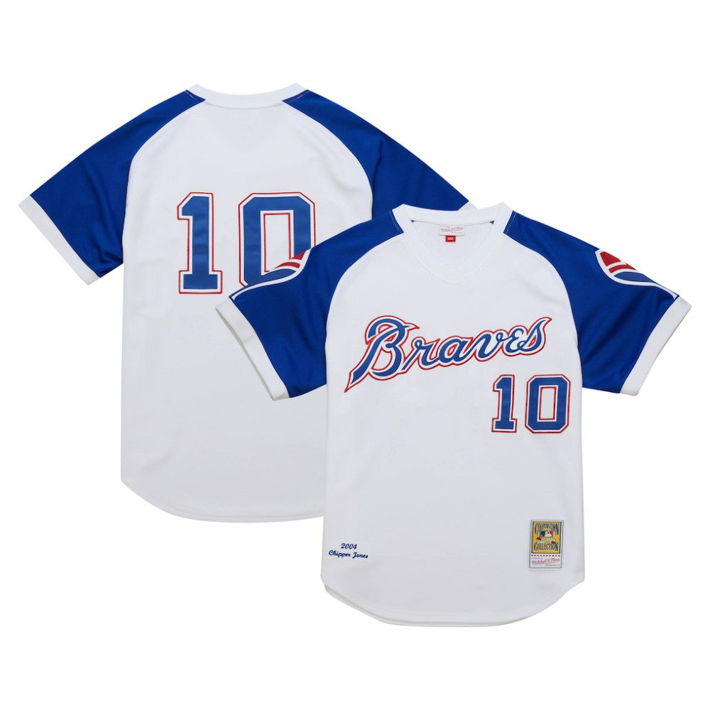 Chipper Jones Atlanta Braves Mitchell & Ness 2004 Cooperstown Collection Authentic Throwback Jersey | MLB New