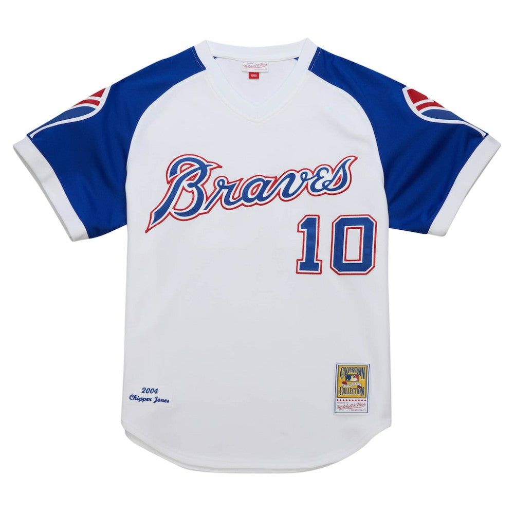 Chipper Jones Atlanta Braves Mitchell & Ness 2004 Cooperstown Collection Authentic Throwback Jersey | MLB New