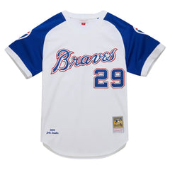 John Smoltz Atlanta Braves Mitchell & Ness 2004 Cooperstown Collection Authentic Throwback Jersey | MLB Outlet
