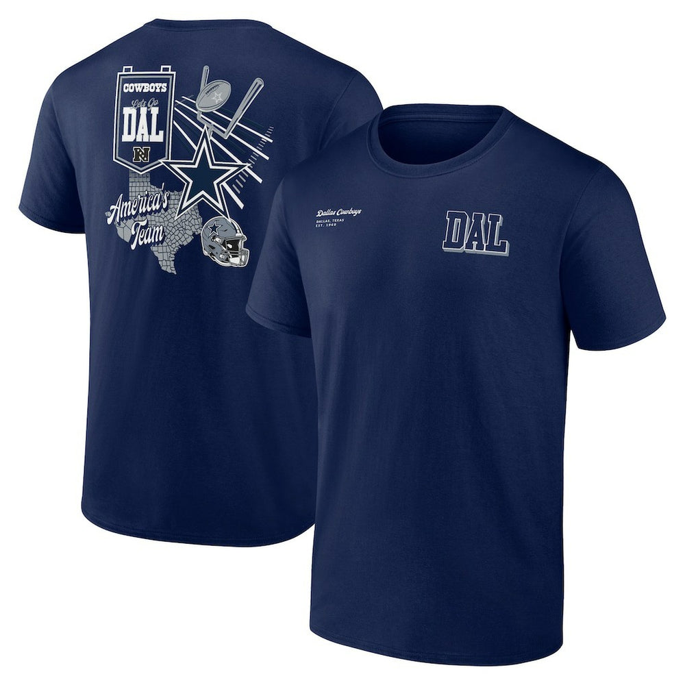 Dallas Cowboys  Split Zone T-Shirt