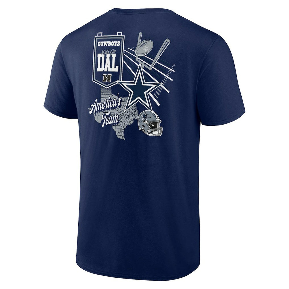 Dallas Cowboys  Split Zone T-Shirt