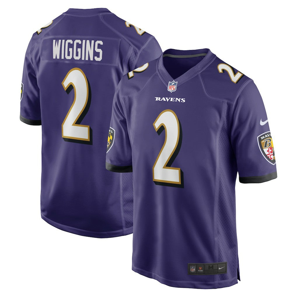 Baltimore Ravens Nike Nate Wiggins  Player Game Jersey