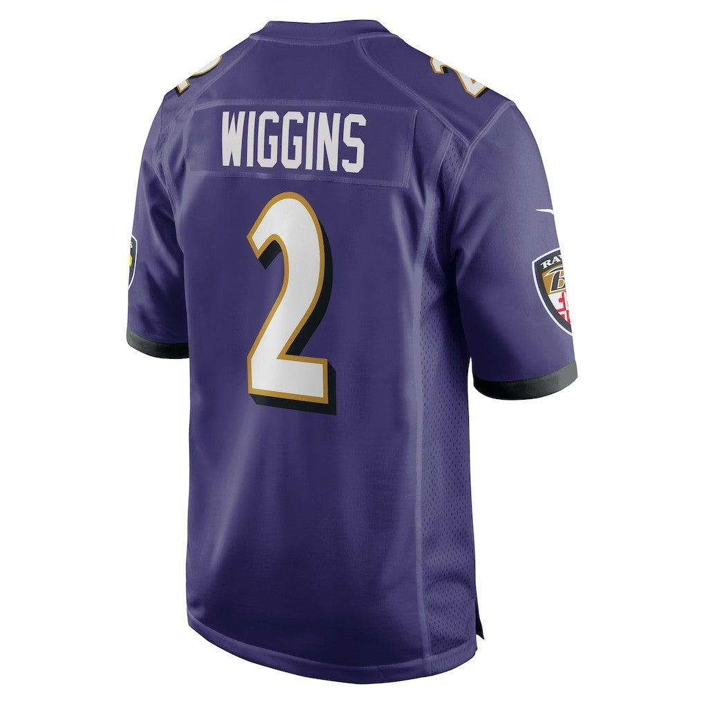 Baltimore Ravens Nike Nate Wiggins  Player Game Jersey