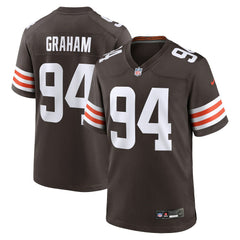 Cleveland Browns Nike Mason Graham  2025 NFL Draft First Round Pick Game Jersey