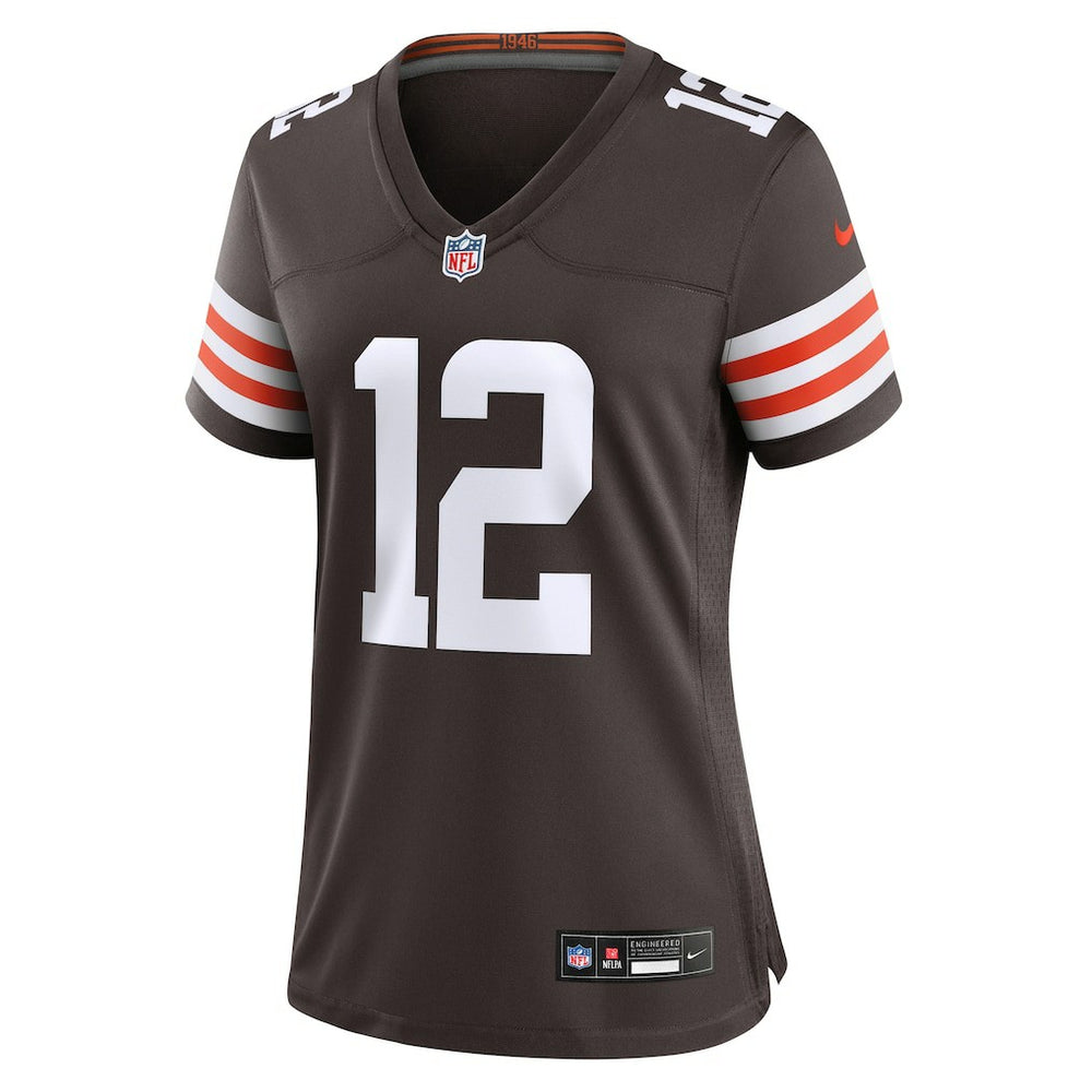 Cleveland Browns Nike Shedeur Sanders  Women's 2025 NFL Draft Game Jersey