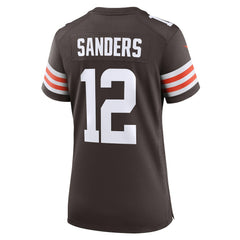 Cleveland Browns Nike Shedeur Sanders  Women's 2025 NFL Draft Game Jersey