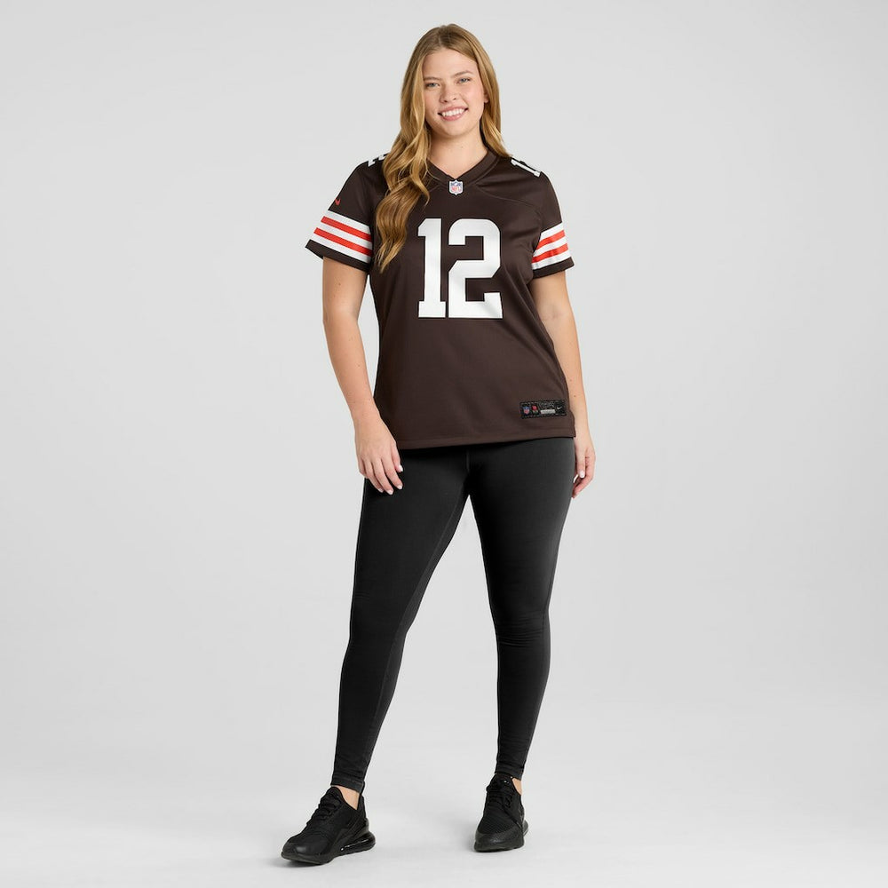 Cleveland Browns Nike Shedeur Sanders  Women's 2025 NFL Draft Game Jersey