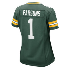 Green Bay Packers Nike Micah Parsons  Women's Game Player Jersey