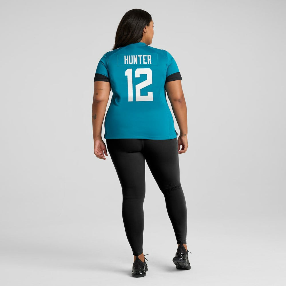 Jacksonville Jaguars Nike Travis Hunter  Women's 2025 NFL Draft First Round Pick Team Game Player Jersey