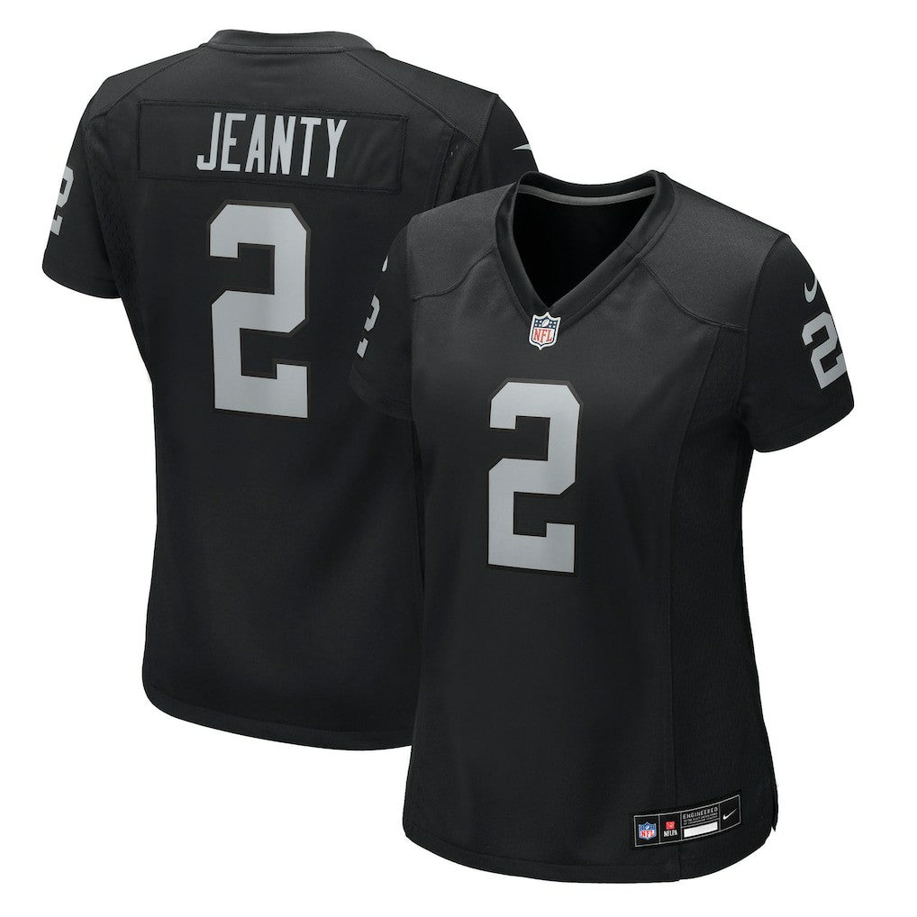 Las Vegas Raiders Nike Ashton Jeanty  Women's 2025 NFL Draft First Round Pick Team Game Jersey