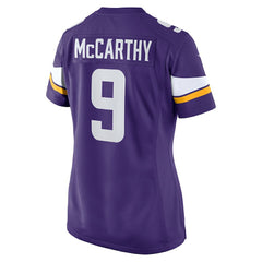 Minnesota Vikings Nike J.J. McCarthy  Women's Player Game Jersey