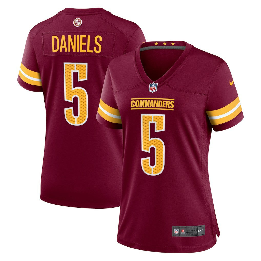 Jayden Daniels Washington Commanders Women's Player Game Jersey - Burgundy
