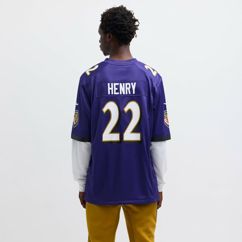 Baltimore Ravens Nike Derrick Henry  Game Player Jersey
