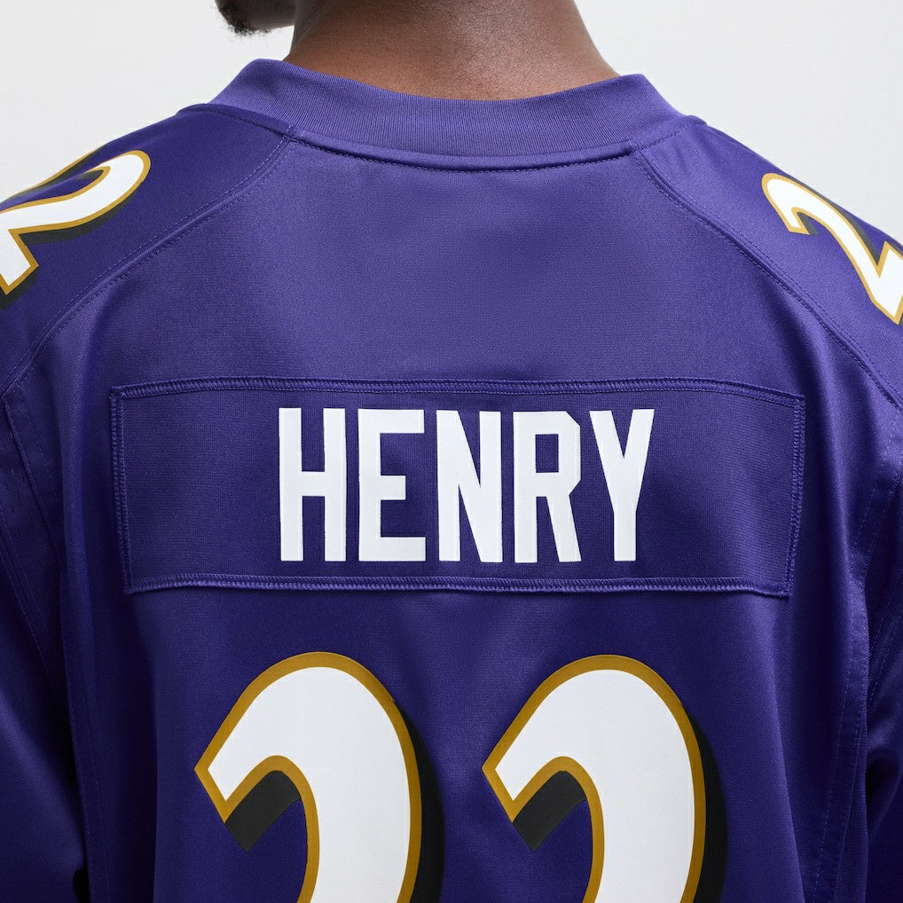 Baltimore Ravens Nike Derrick Henry  Game Player Jersey