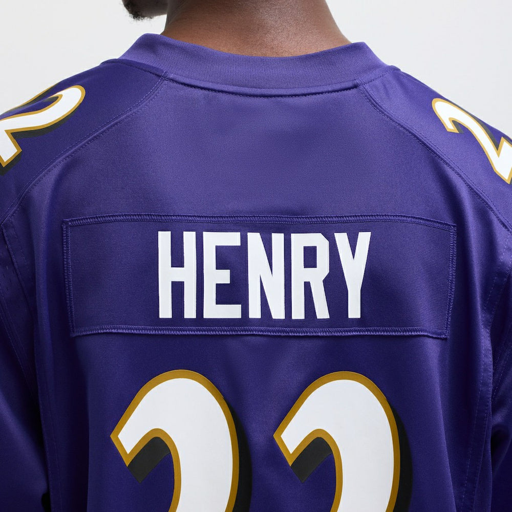 Baltimore Ravens Nike Derrick Henry  Game Player Jersey