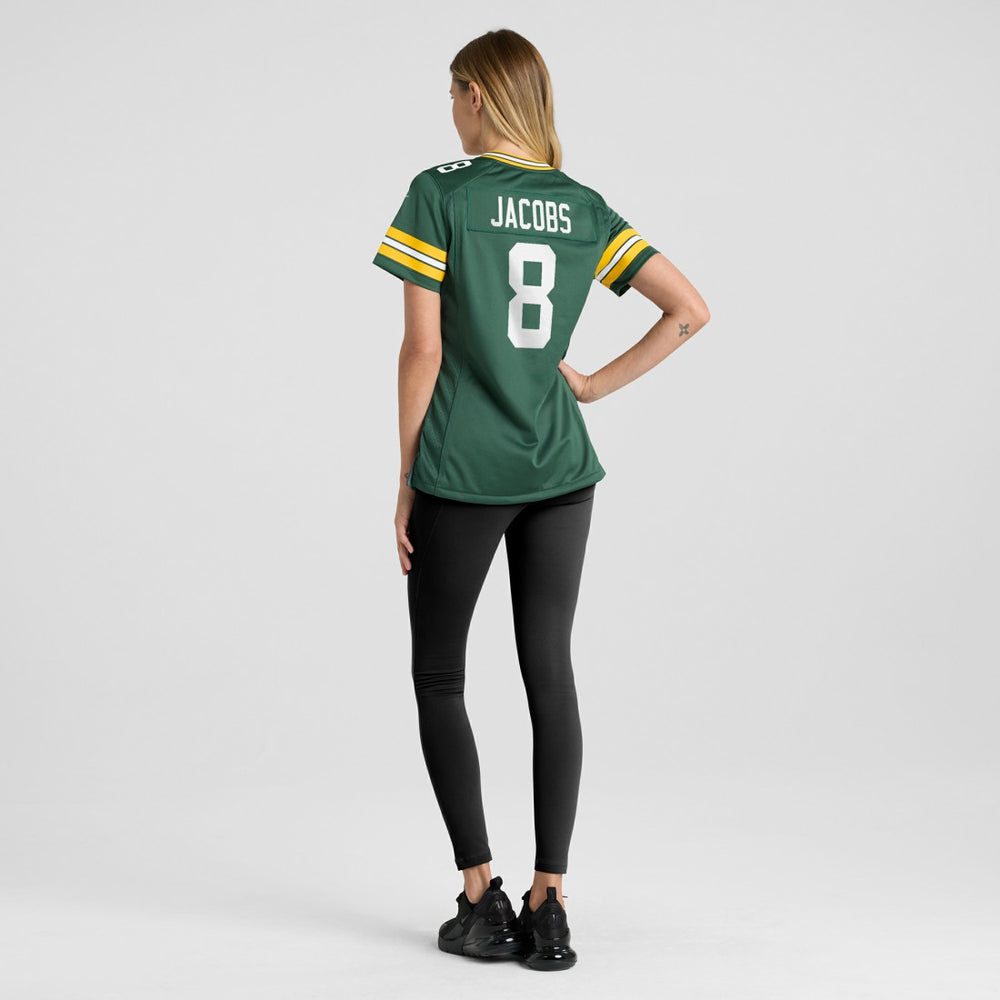 Green Bay Packers Nike Josh Jacobs  Women's Team Game Jersey