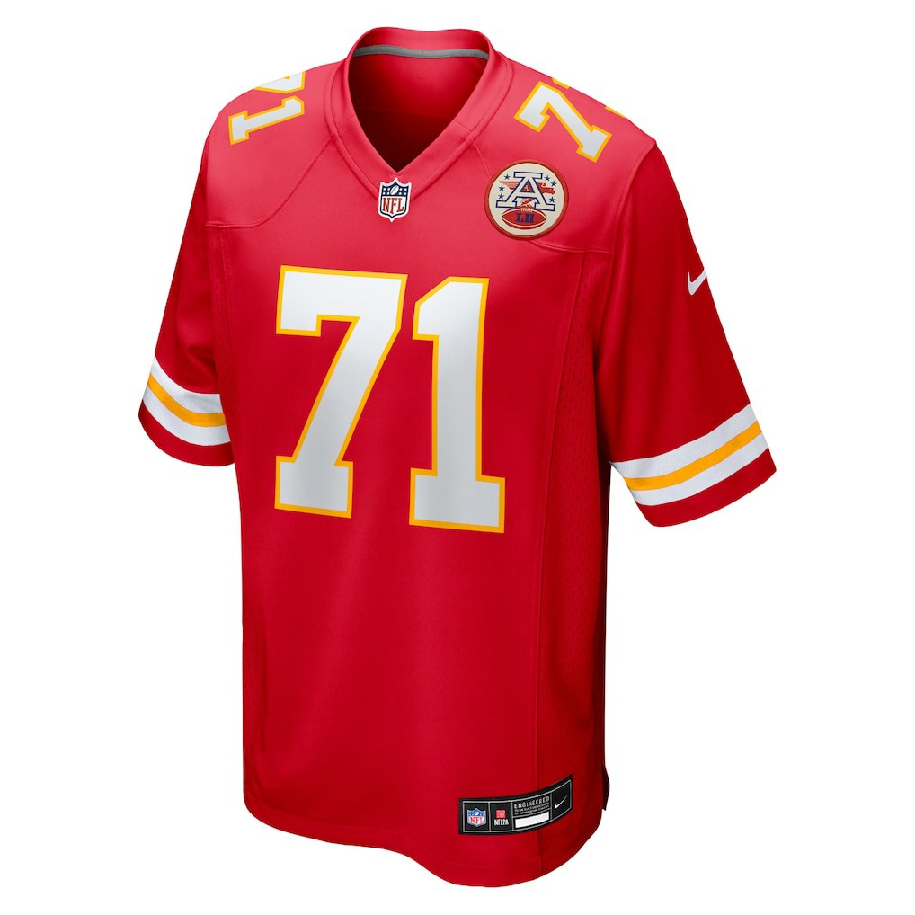 Kansas City Chiefs Nike Josh Simmons  2025 NFL Draft First Round Pick Game Jersey