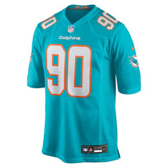 Miami Dolphins Nike Kenneth Grant  2025 NFL Draft First Round Pick Game Jersey