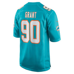 Miami Dolphins Nike Kenneth Grant  2025 NFL Draft First Round Pick Game Jersey