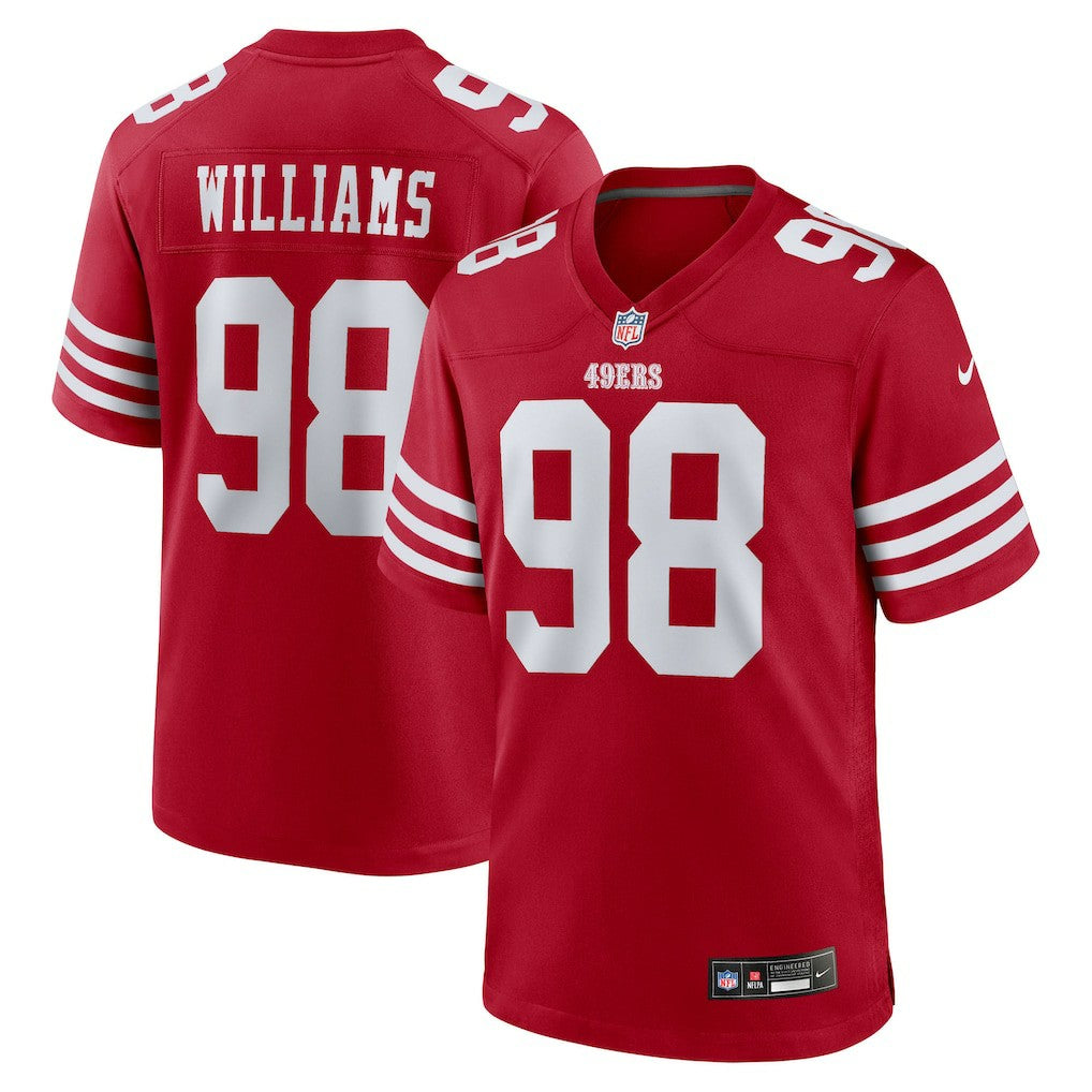 San Francisco 49ers Nike Mykel Williams  2025 NFL Draft First Round Pick Game Jersey