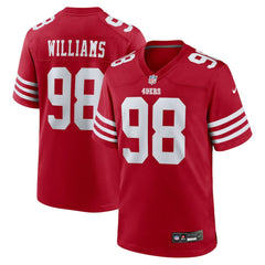 San Francisco 49ers Nike Mykel Williams  2025 NFL Draft First Round Pick Game Jersey