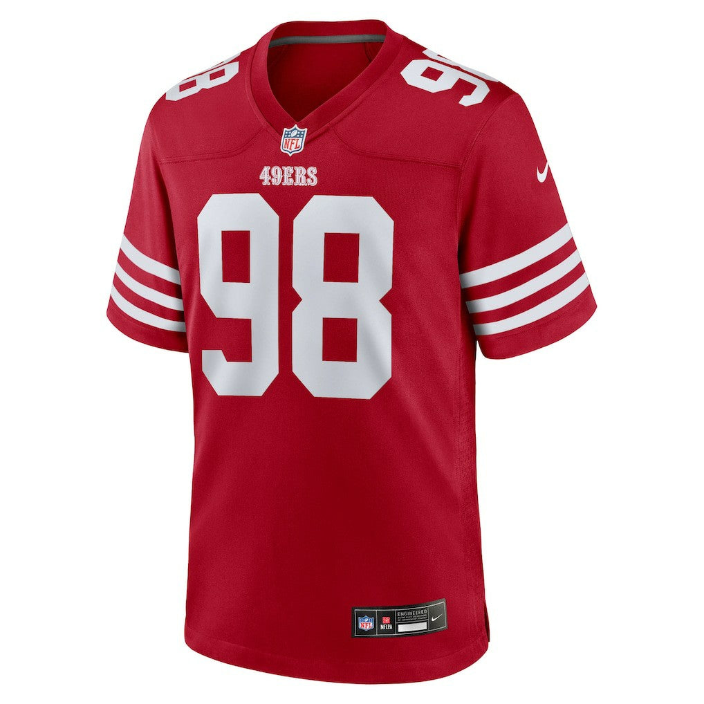 San Francisco 49ers Nike Mykel Williams  2025 NFL Draft First Round Pick Game Jersey