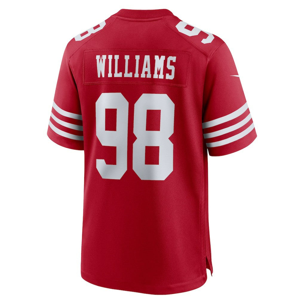 San Francisco 49ers Nike Mykel Williams  2025 NFL Draft First Round Pick Game Jersey
