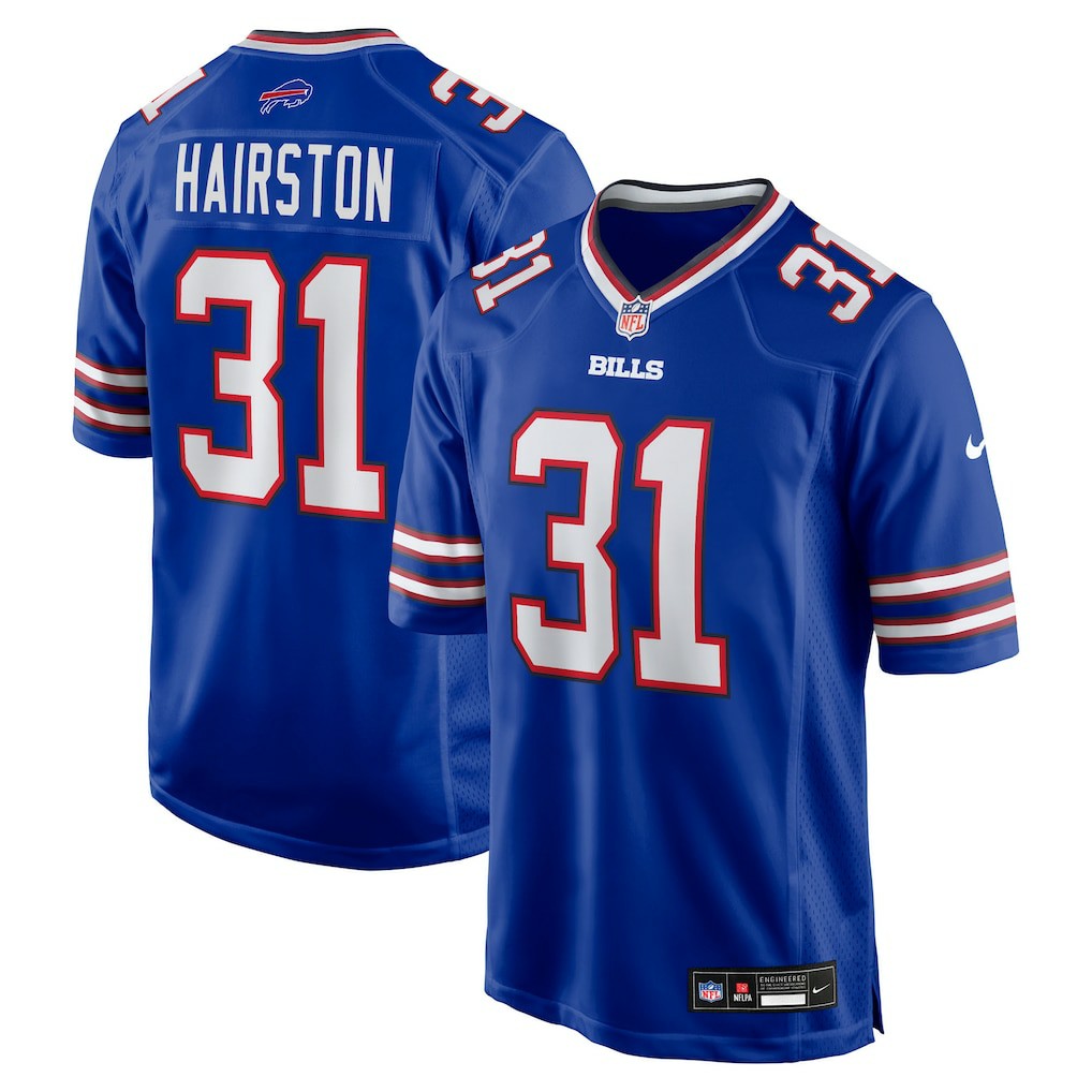 Buffalo Bills Nike Maxwell Hairston  2025 NFL Draft First Round Pick Game Jersey