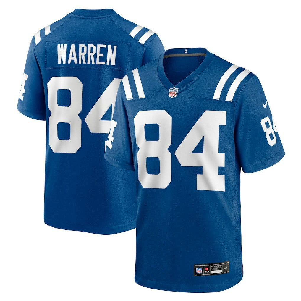 Indianapolis Colts Nike Tyler Warren  2025 NFL Draft First Round Pick Game Jersey