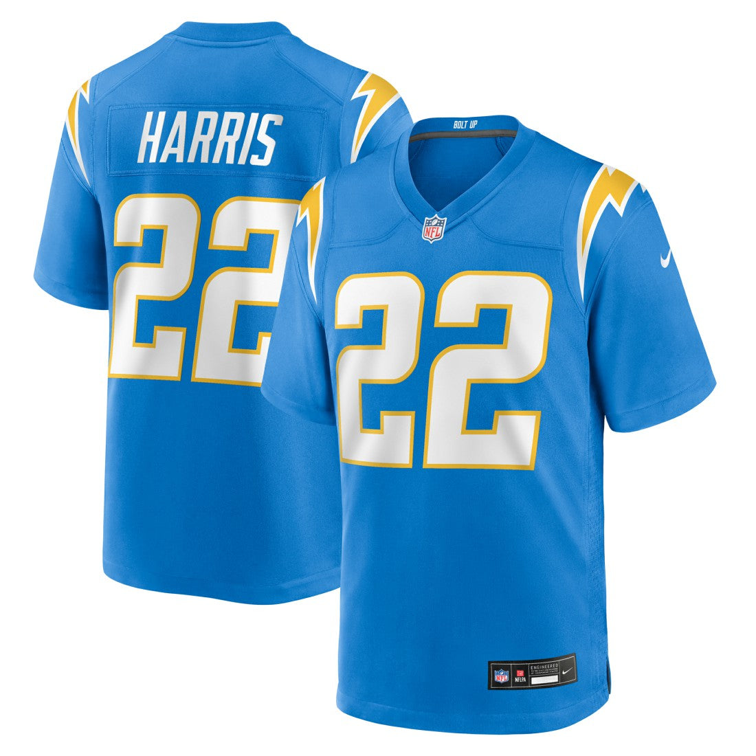 Los Angeles Chargers Nike Najee Harris  Game Player Jersey