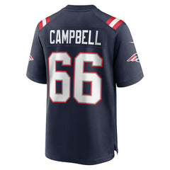 New England Patriots Nike Will Campbell  2025 NFL Draft First Round Pick Game Jersey