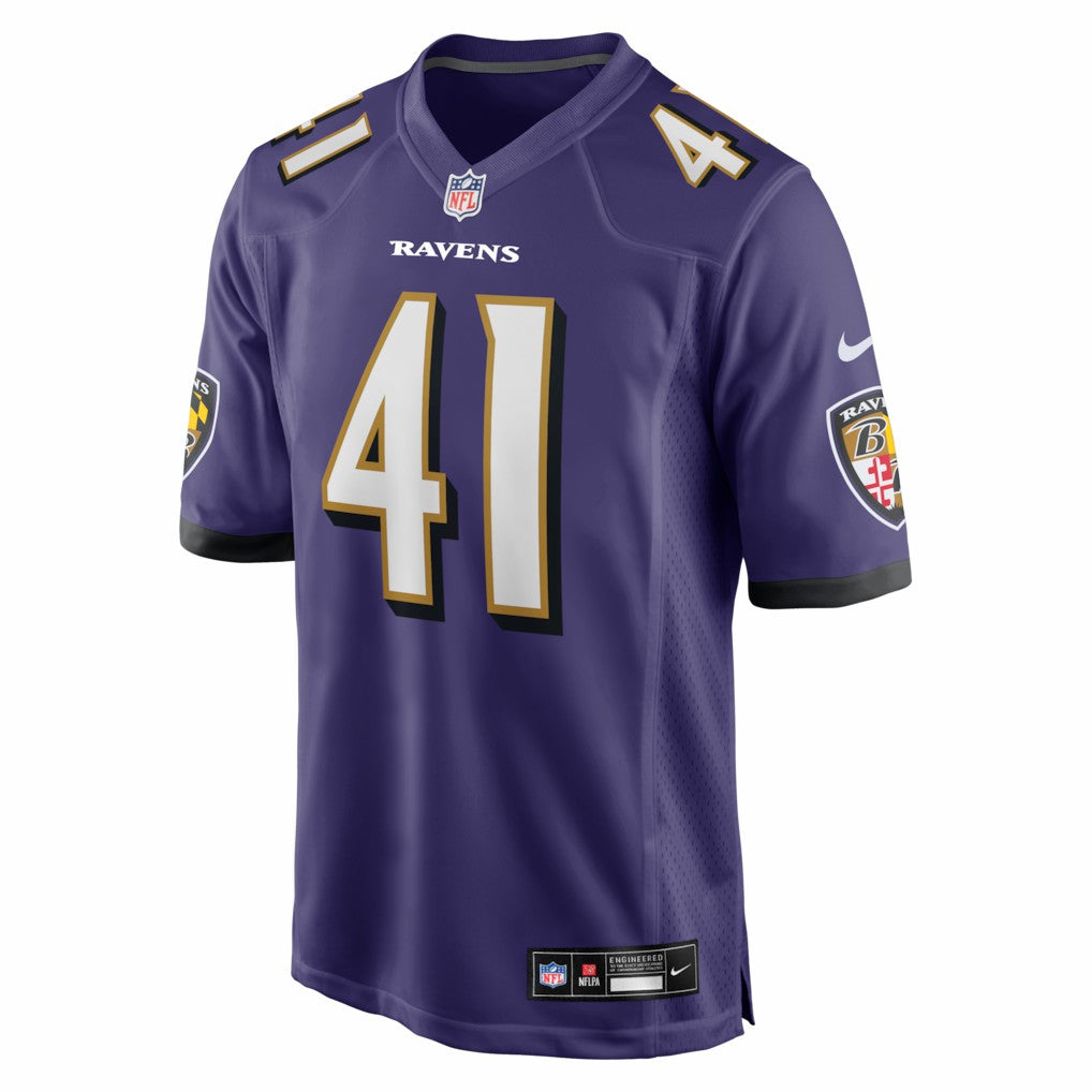 Baltimore Ravens Nike Dre'Mont Jones  Team Game Jersey