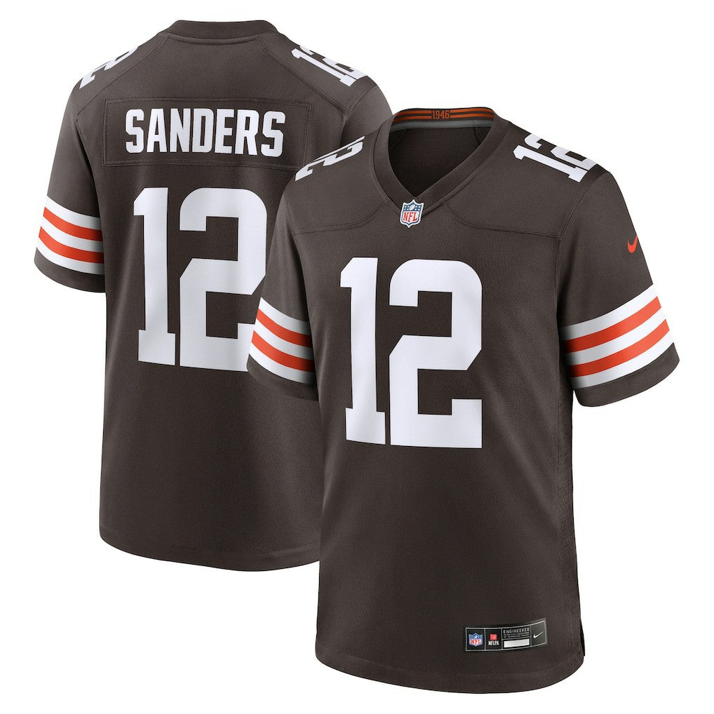 Cleveland Browns Nike Shedeur Sanders  2025 NFL Draft Game Jersey