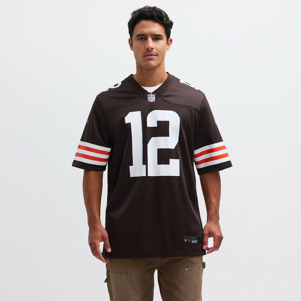 Cleveland Browns Nike Shedeur Sanders  2025 NFL Draft Game Jersey