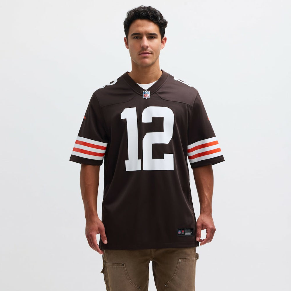 Cleveland Browns Nike Shedeur Sanders  2025 NFL Draft Game Jersey