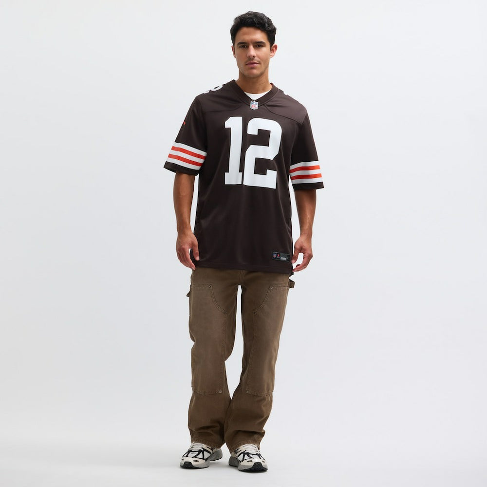 Cleveland Browns Nike Shedeur Sanders  2025 NFL Draft Game Jersey