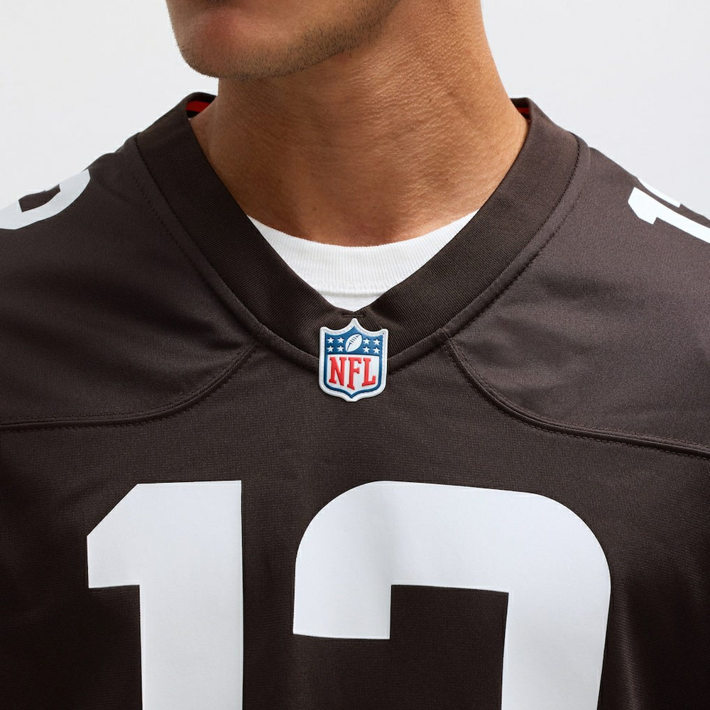 Cleveland Browns Nike Shedeur Sanders  2025 NFL Draft Game Jersey