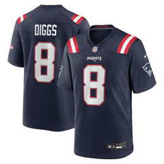 New England Patriots Nike Stefon Diggs  Game Jersey