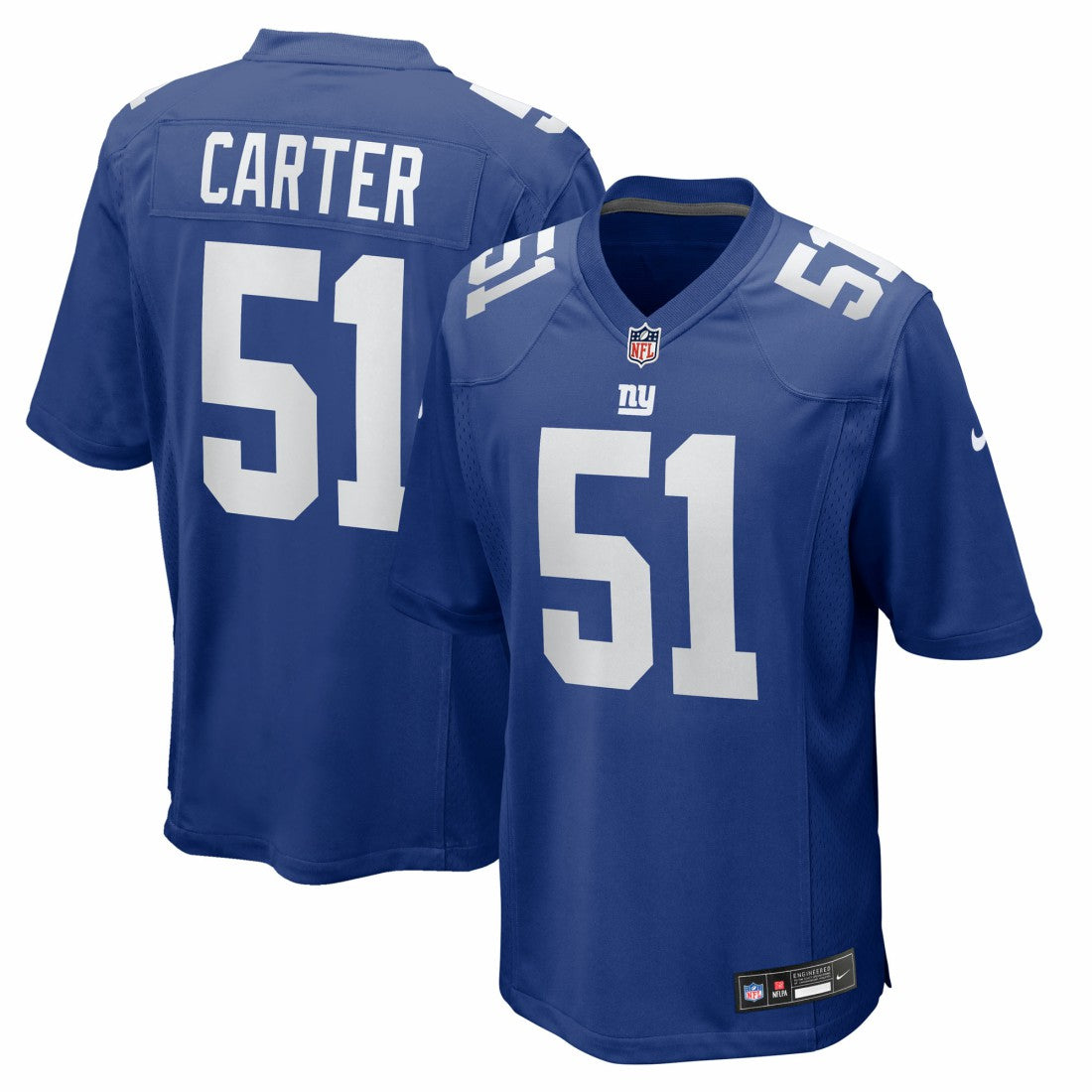 New York Giants Nike Abdul Carter  2025 NFL Draft First Round Pick Game Jersey