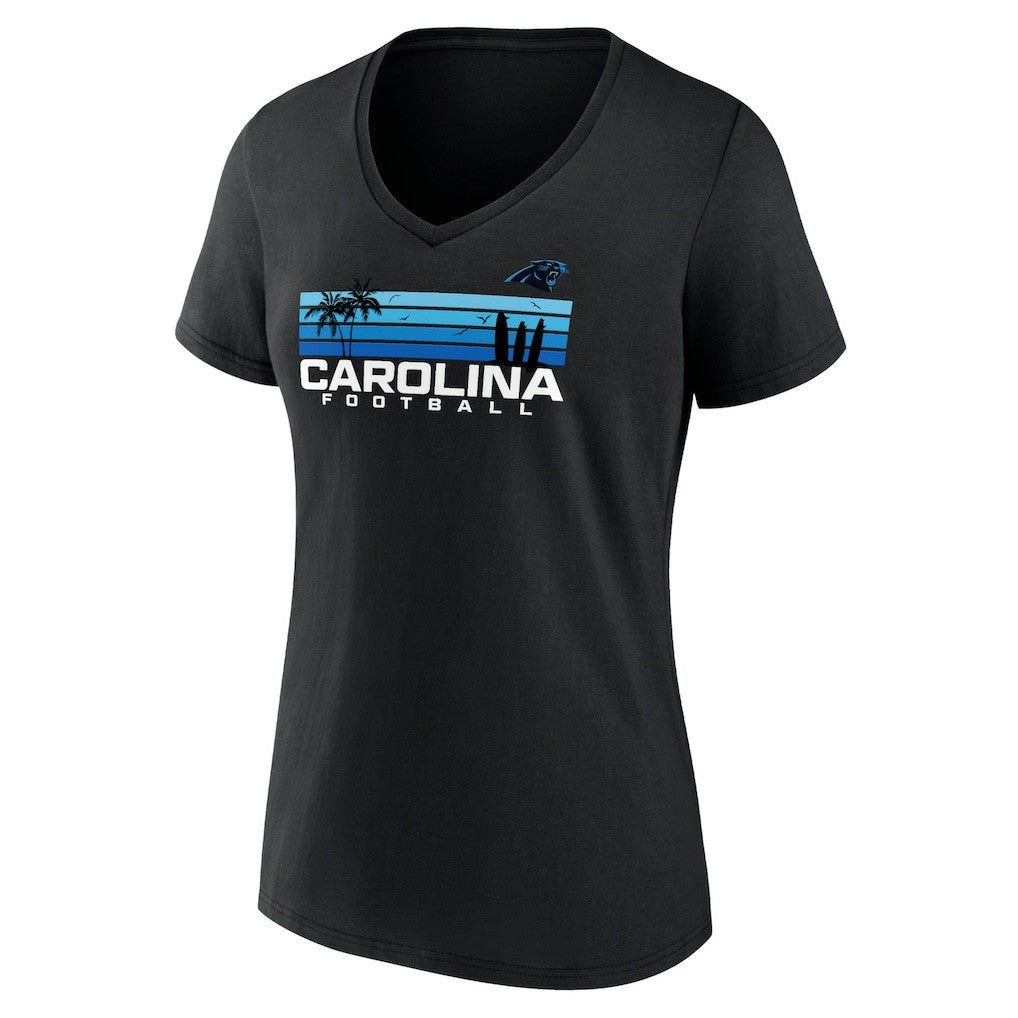 Carolina Panthers  Women's Defensive Stand V-Neck T-Shirt