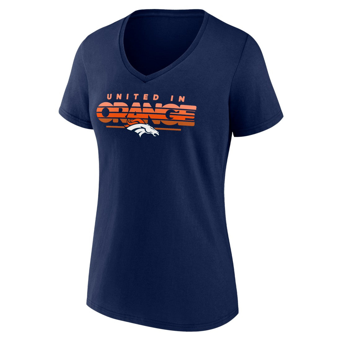 Denver Broncos  Women's Defensive Stand V-Neck T-Shirt