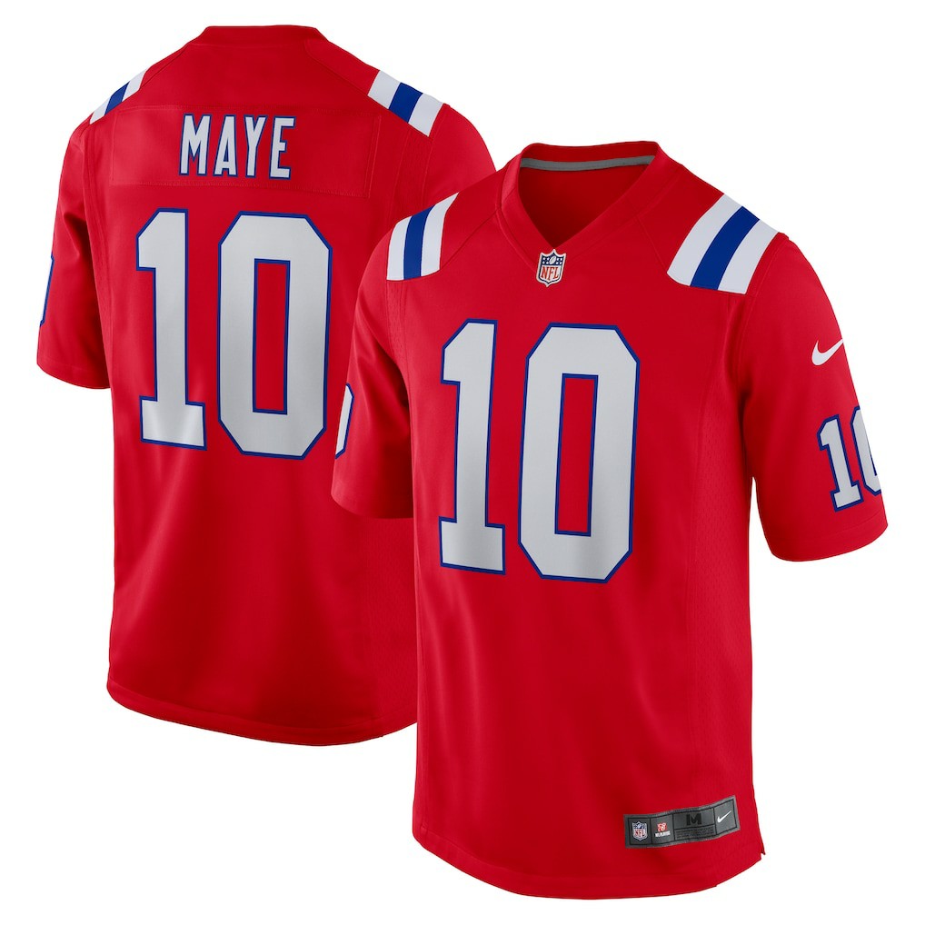 New England Patriots Nike Drake Maye  Player Game Jersey
