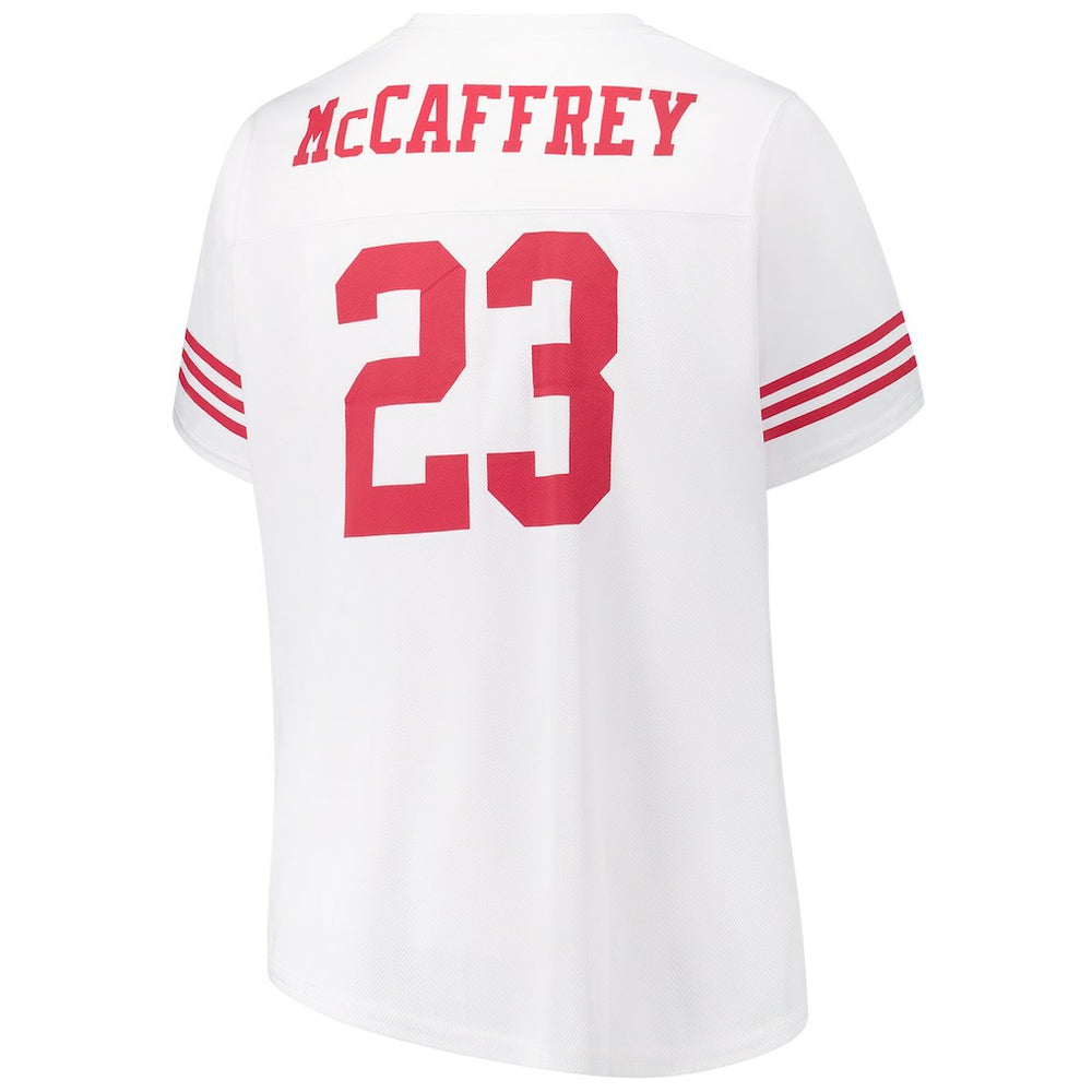 San Francisco 49ers Fanatics Christian McCaffrey  Women's Plus Size Fashion Jersey