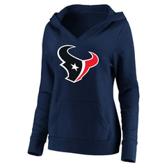 Houston Texans Fanatics C.J. Stroud  Women's Plus Size Player Name & Number V-Neck Pullover Hoodie