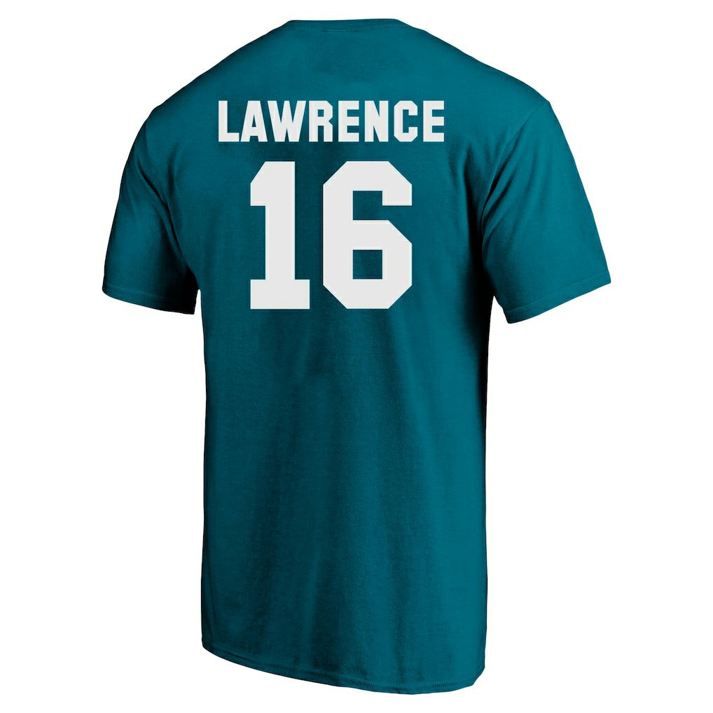 Jacksonville Jaguars Fanatics Trevor Lawrence  Big & Tall Player Name & Number T-Shirt