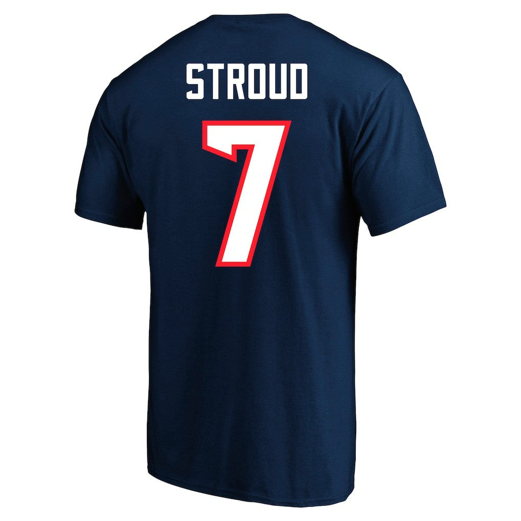 Houston Texans Fanatics C.J. Stroud  Big & Tall Player Name & Number T-Shirt