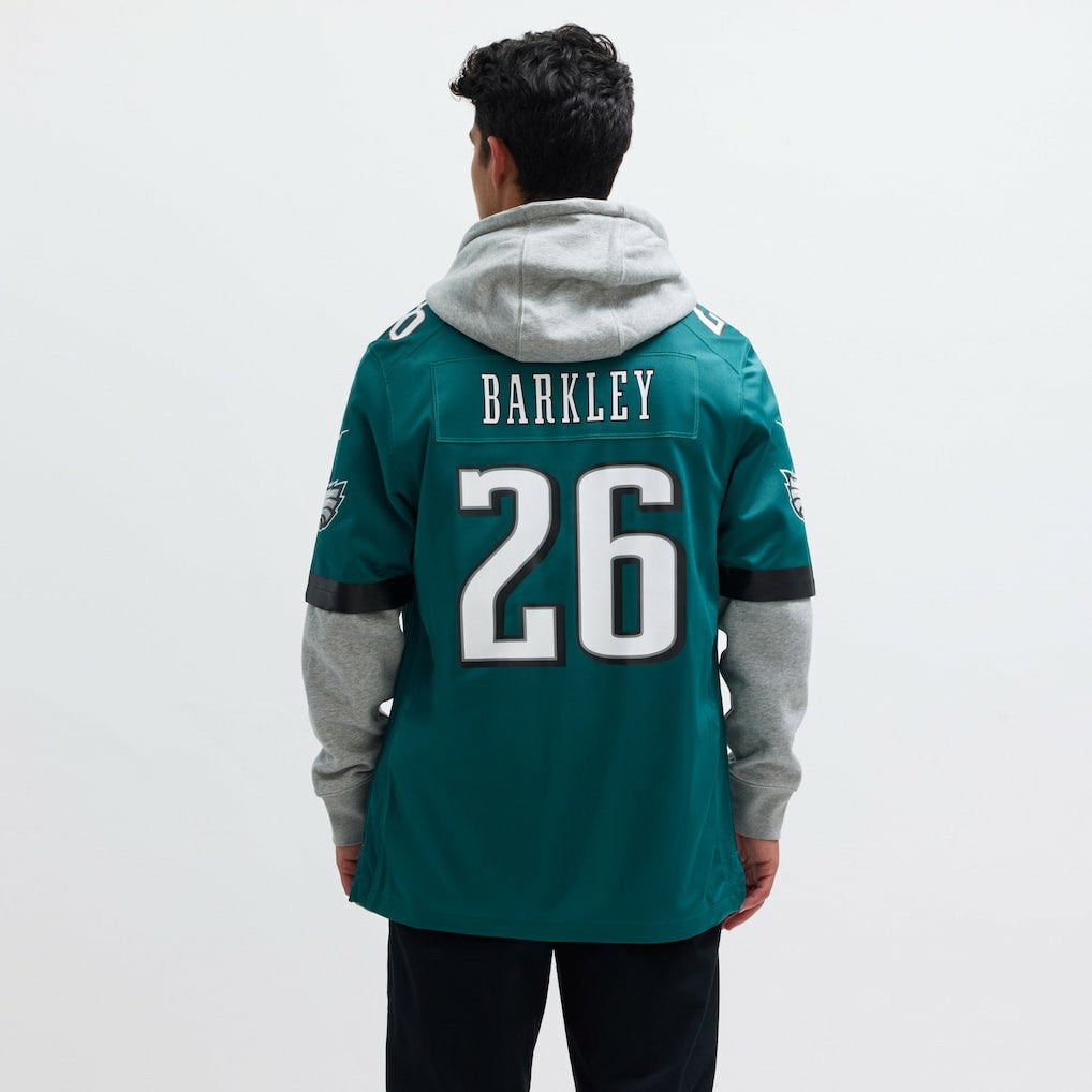 Philadelphia Eagles Nike Saquon Barkley  Game Player Jersey