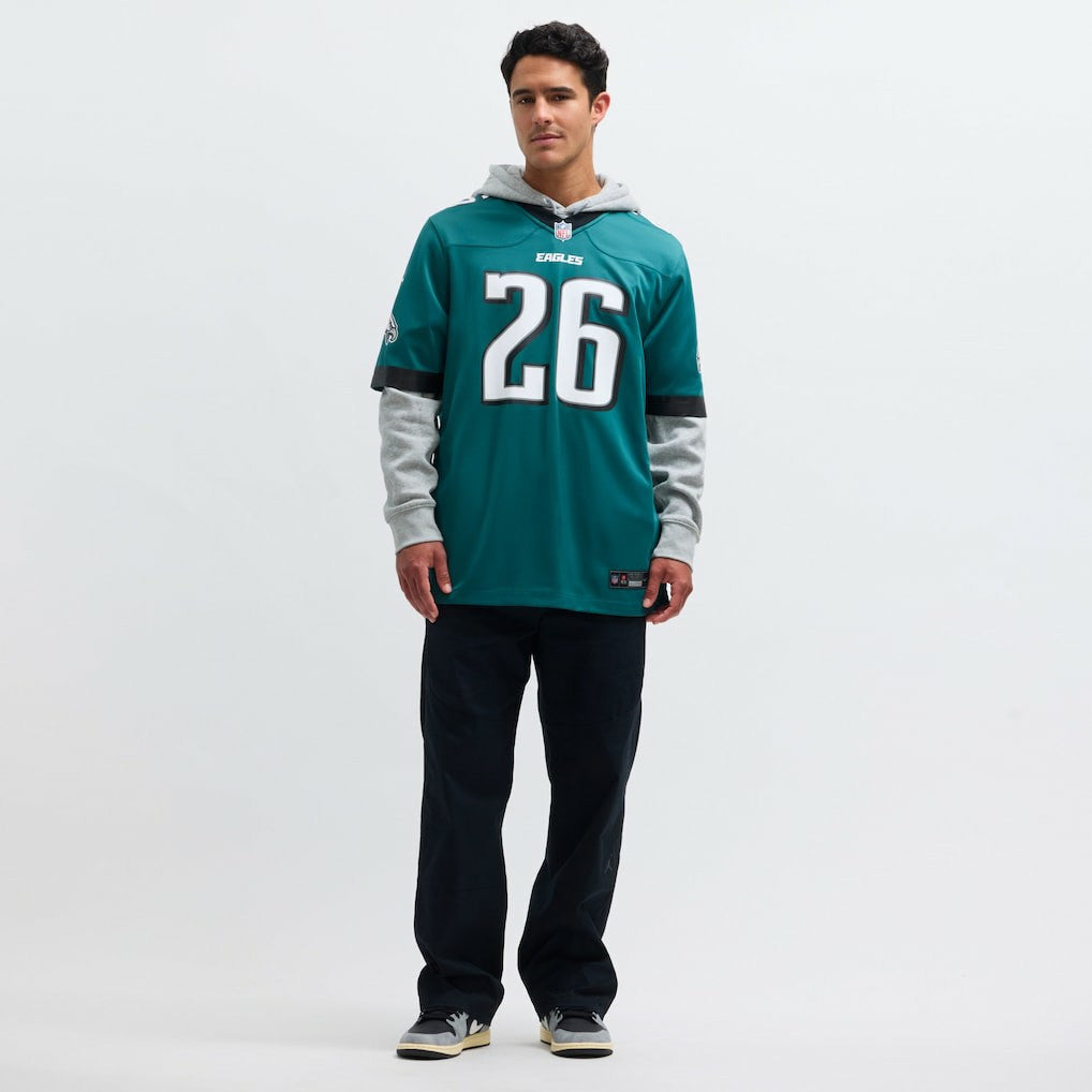 Philadelphia Eagles Nike Saquon Barkley  Game Player Jersey